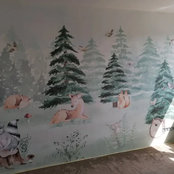 tapeta detska les